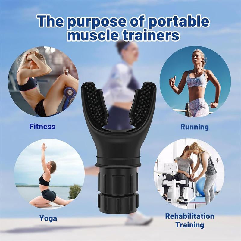 Running Breathing Exercise Tool,Adjustable Respiratory Resistant,Portable Lung Capacity Abdominal Breathing Trainer